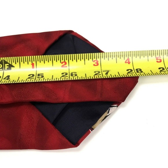 Noel Christmas Tie Holiday Reindeer Gifts String Light Holiday 100% Silk Necktie - Picture 11 of 11